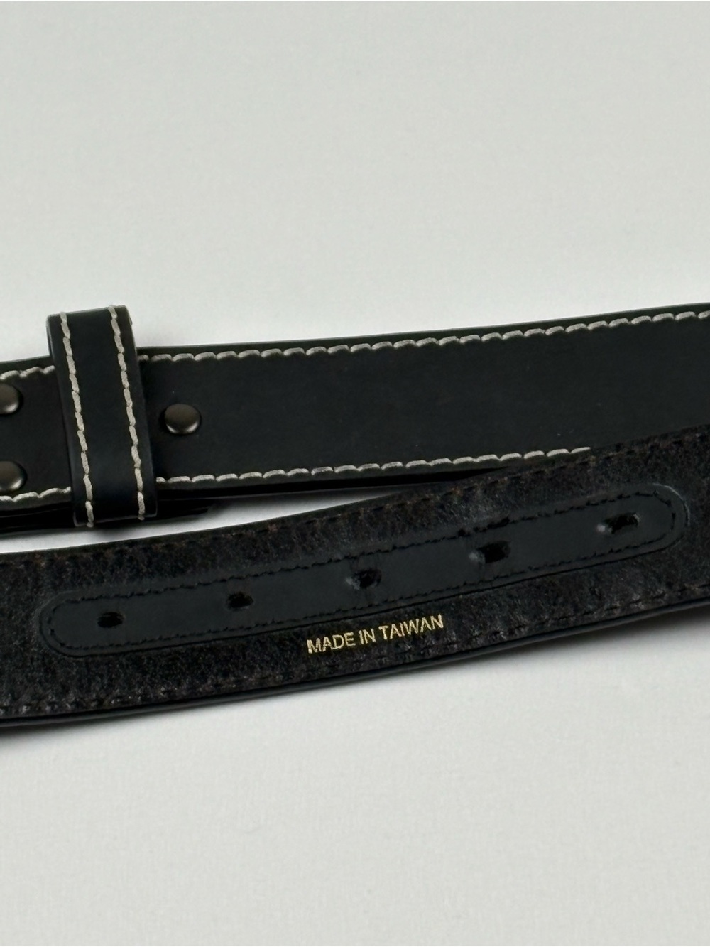 Ariat John Wayne Limited Edition Black Leather Western Belt M Silver Buckle - Picture 5 of 5